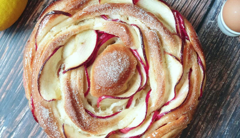 Brioche-pomme-dans-recettes-sucré-viennoiserie---lesrecettesdetouria
