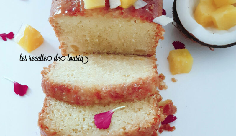 CAKE-EXOTIQUE🍍🥥🥥recette-sucre-dans-gâteaux---lesrecettesdetouria